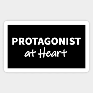 Protagonist at Heart Sticker